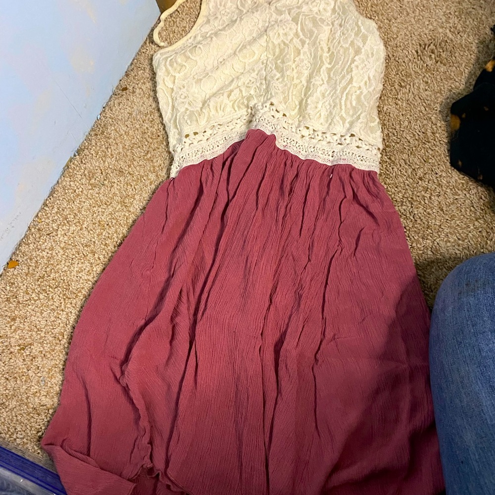 Dress with lace top only wore 5 times